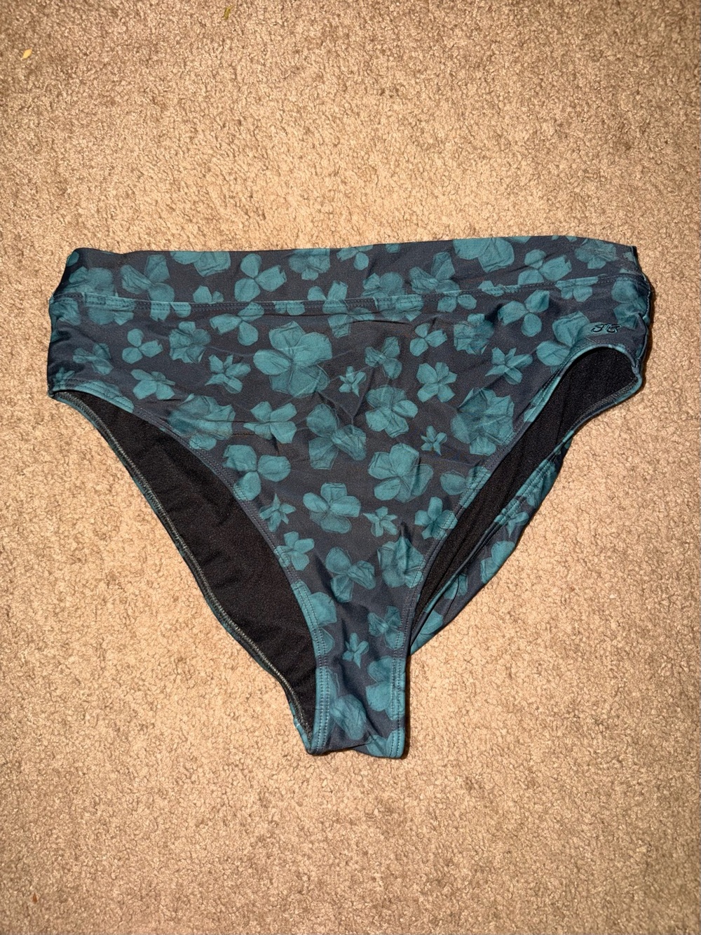 Albion fit Women’s Teal Floral Bikini Bottom